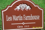 carvewright-address-signs-Leo matrin sign 001