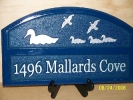 carvewright custom carvings by perry residential sign ducks