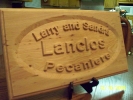 carvewright custom carvings by perry residential sign